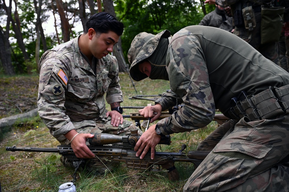 Illinois Army National Guard trains with Polish Territorial Defence Force