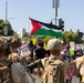 U.S. Marines continue to guard federal building