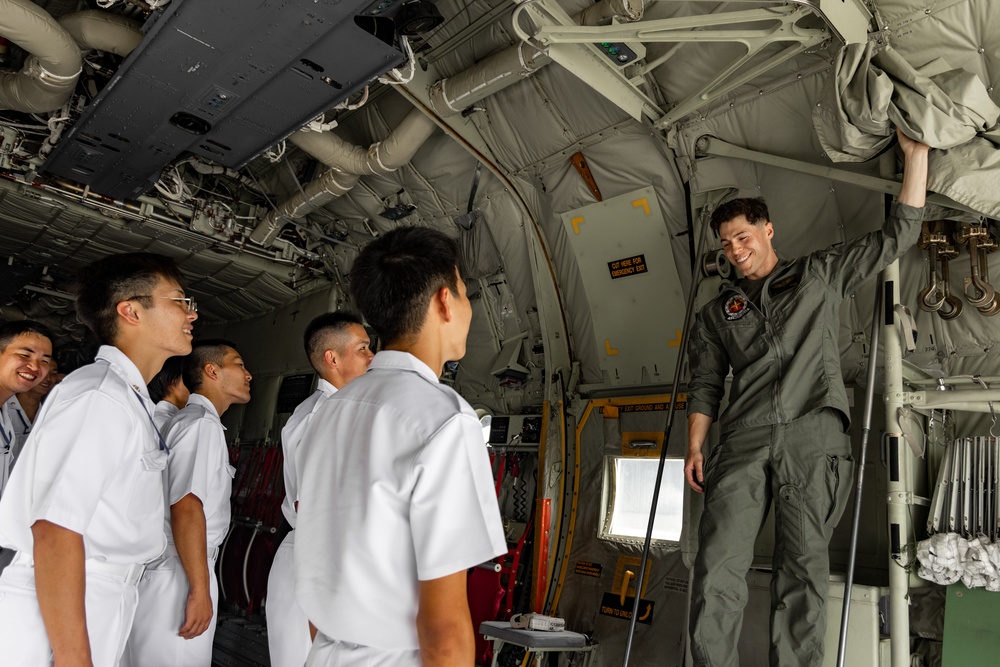 JASDF cadets tour MCAS Iwakuni