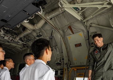 JASDF cadets tour MCAS Iwakuni