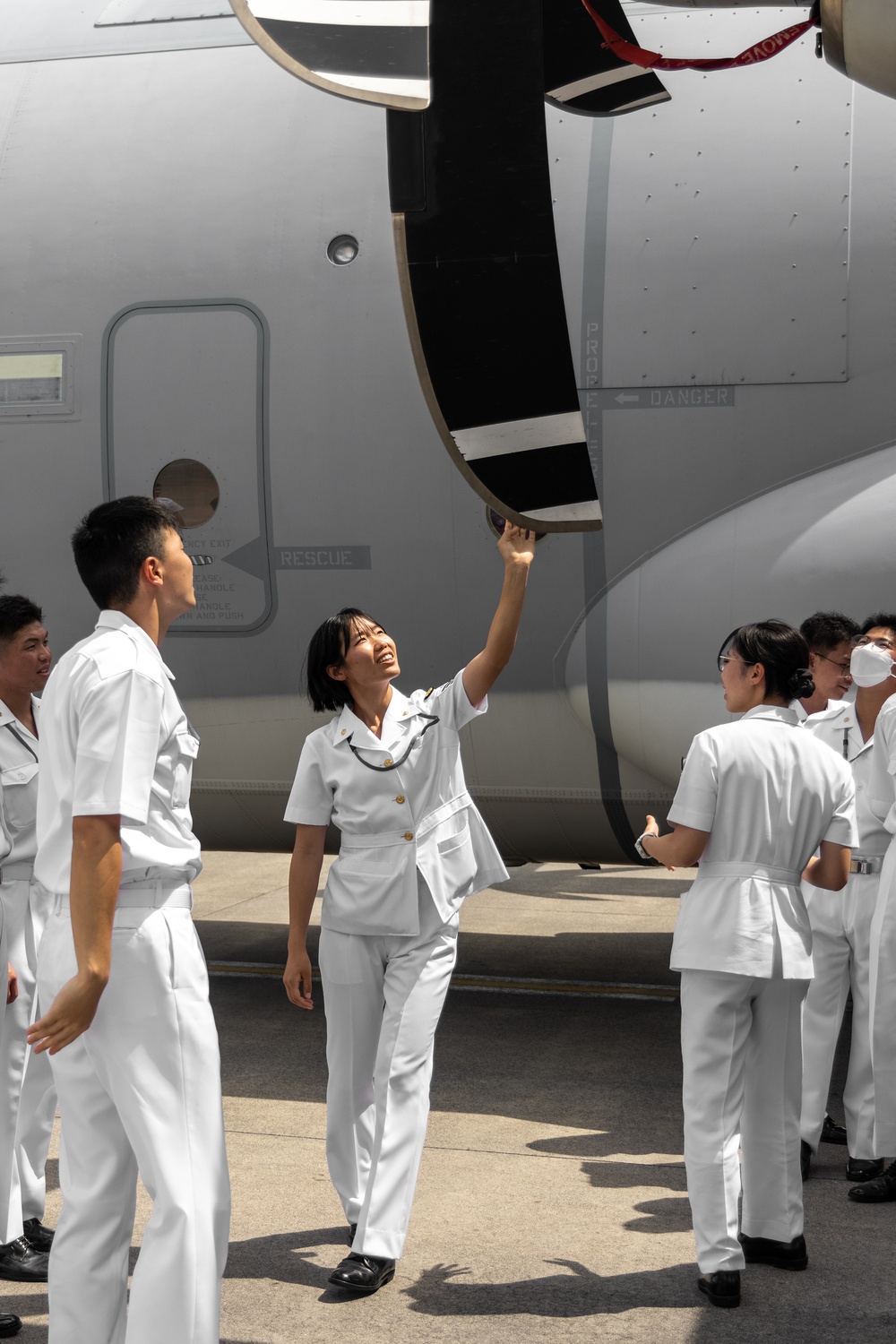 JASDF cadets tour MCAS Iwakuni