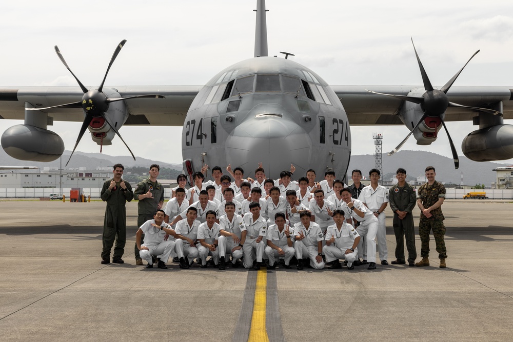 JASDF cadets tour MCAS Iwakuni