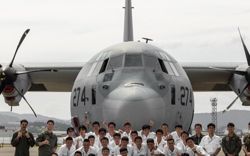 JASDF cadets tour MCAS Iwakuni