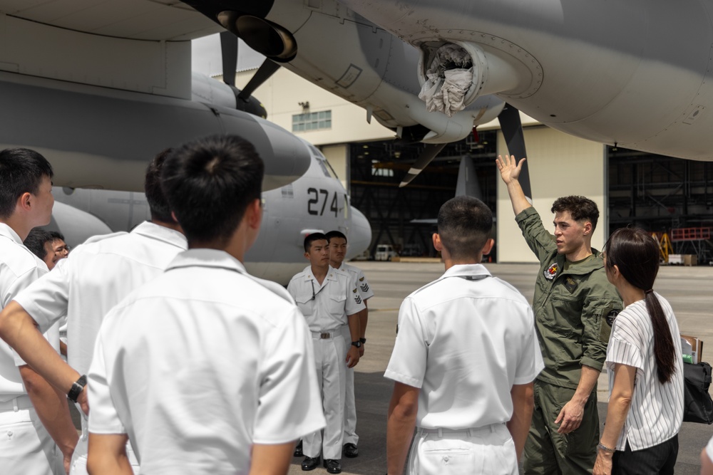 JASDF cadets tour MCAS Iwakuni