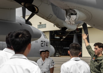 JASDF cadets tour MCAS Iwakuni