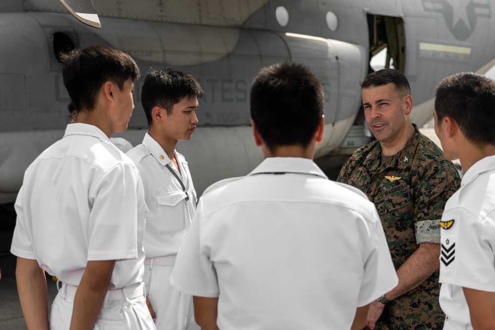 JASDF cadets tour MCAS Iwakuni