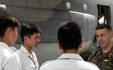 JASDF cadets tour MCAS Iwakuni