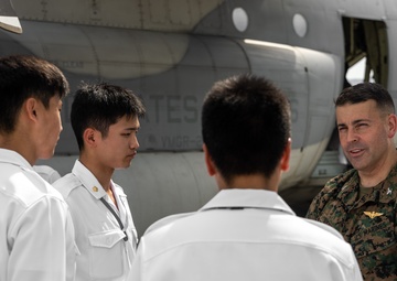 JASDF cadets tour MCAS Iwakuni