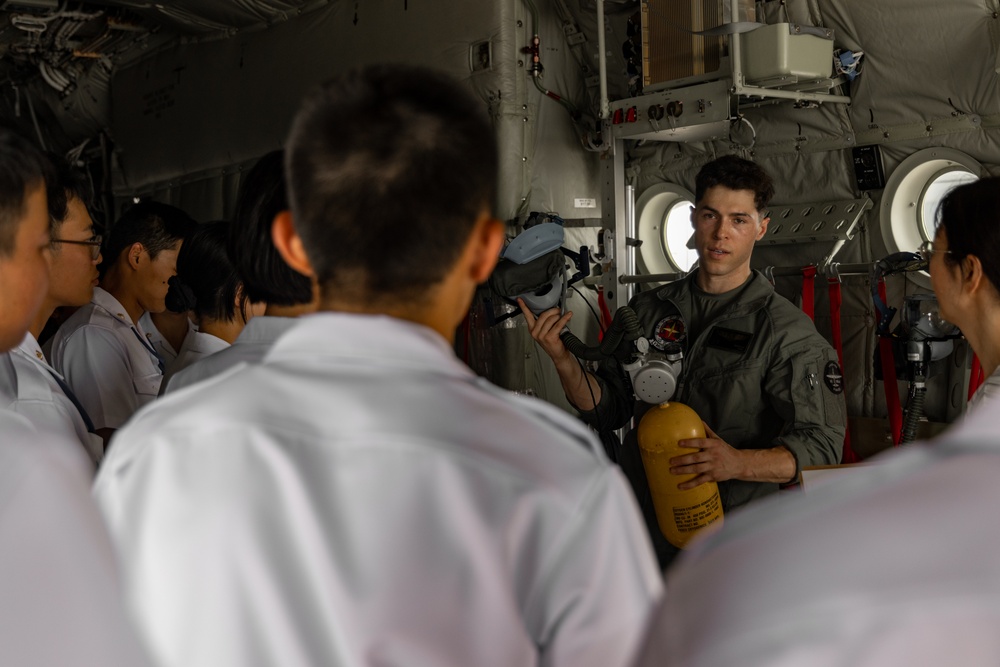 JASDF cadets tour MCAS Iwakuni