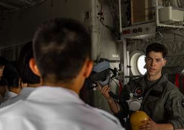 JASDF cadets tour MCAS Iwakuni