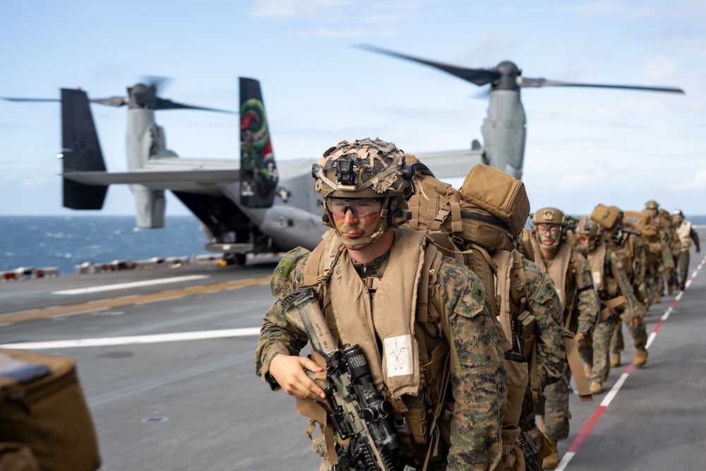 USS America (LHA 6) Conducts Flight Operations