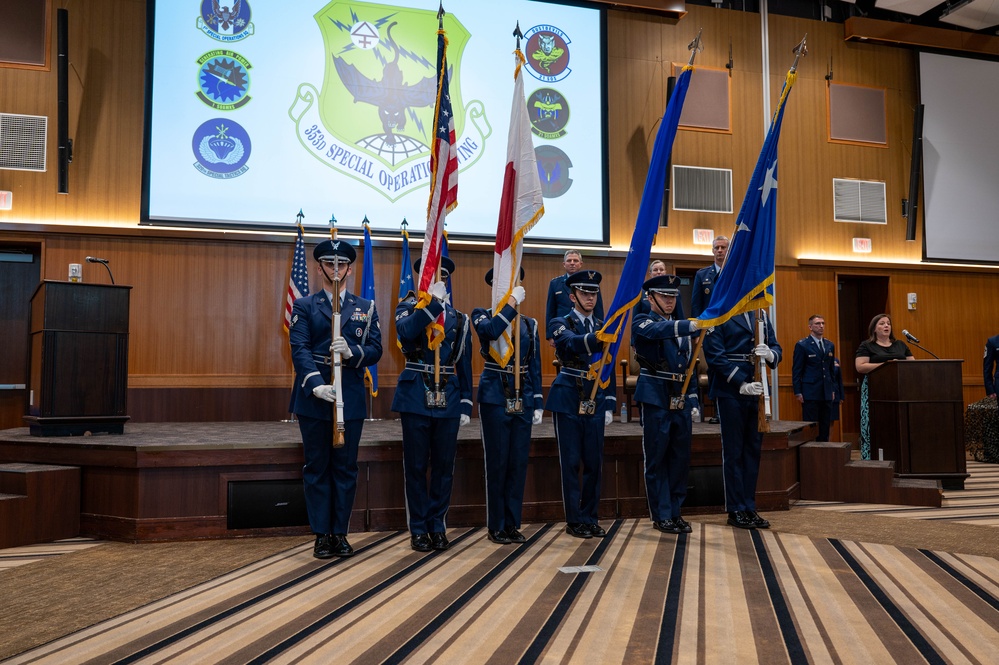 353 SOW conducts Change of Command Ceremony