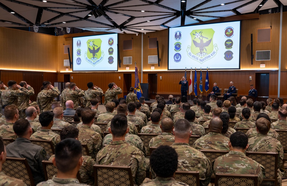 353 SOW conducts Change of Command Ceremony