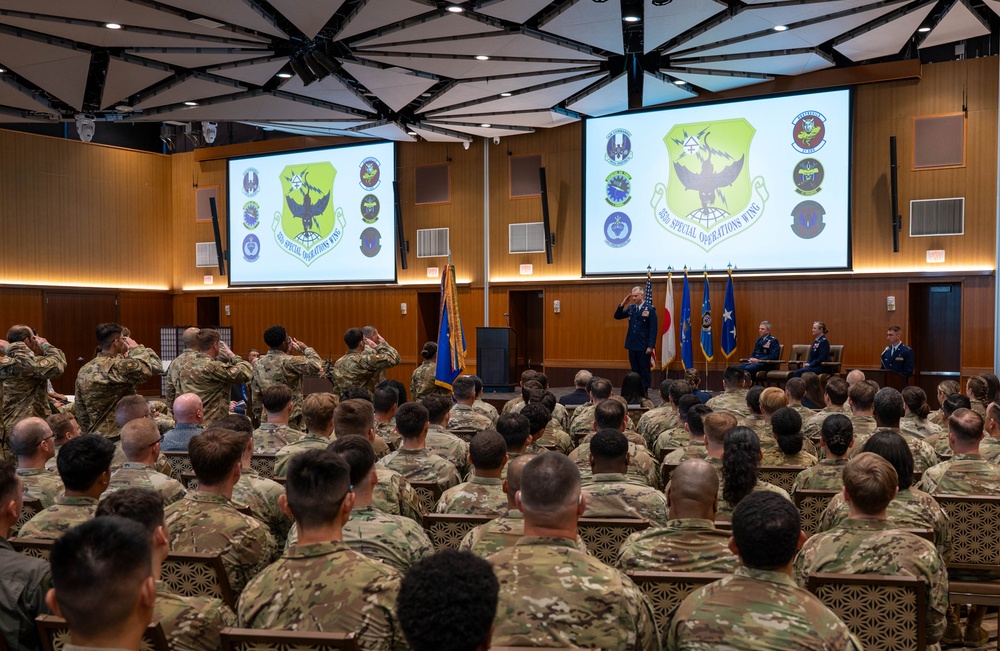 353 SOW conducts Change of Command Ceremony