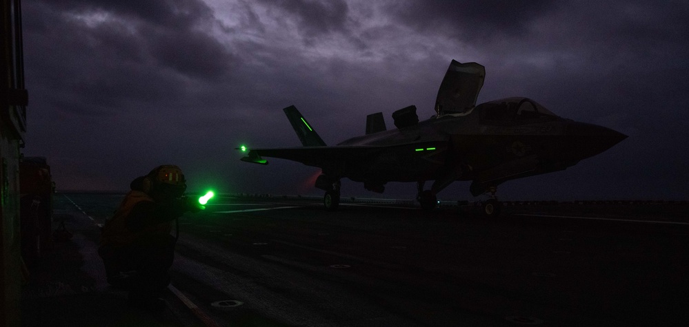 USS America (LHA 6) Conducts Flight Operations