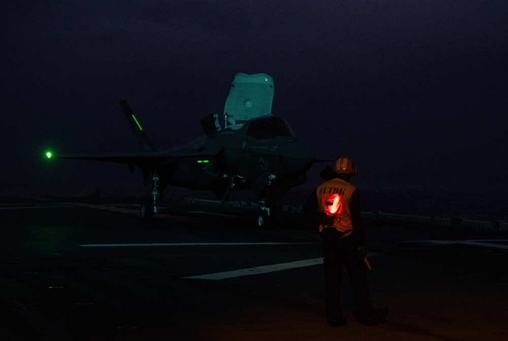 USS America (LHA 6) Conducts Flight Operations