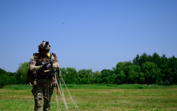 U.S. Army Special Forces and ROKSWC conduct High Altitude Low Opening proficiency jump
