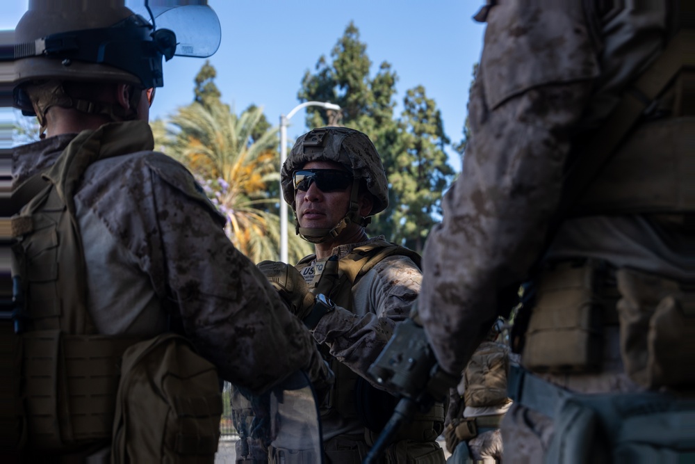 U.S. Navy Chaplain visits Marine with 2nd Bn., 7th Marines attached to Task Force 51
