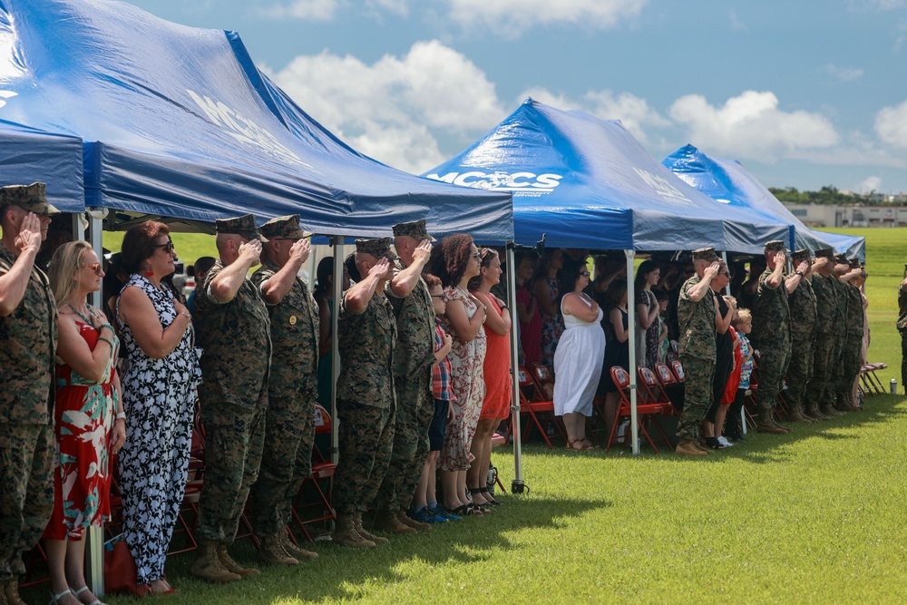 Lt. Col. Terrell L. Watts relinquished command of MACS-4 during a change of command ceremony