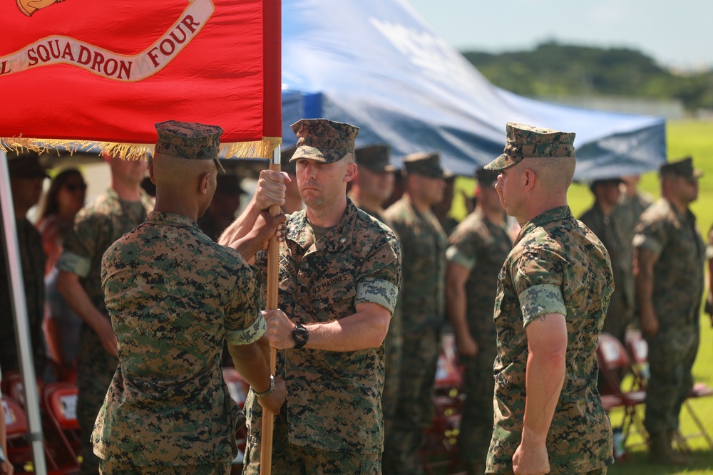 Lt. Col. Terrell L. Watts relinquished command of MACS-4 during a change of command ceremony