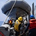 Shoup conducts small boat operations