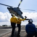 Shoup conducts flight quarters