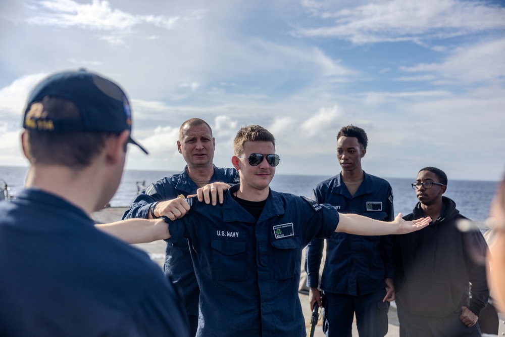 USS Ralph Johnson Sailors Complete Security Reaction Force Training