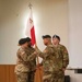 SETAF-AF's Headquarters Support Company conducts a change of responsibility ceremony