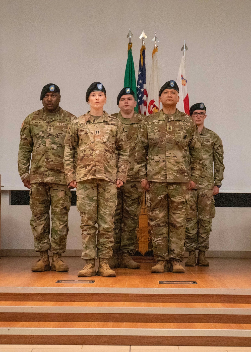 SETAF-AF's Headquarters Support Company conducts a change of responsibility ceremony