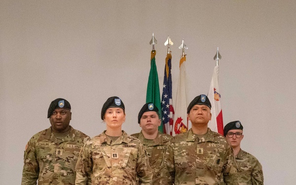 SETAF-AF's Headquarters Support Company conducts a change of responsibility ceremony