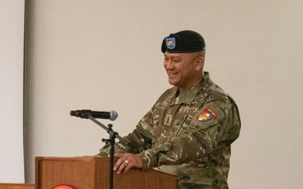 SETAF-AF's Headquarters Support Company conducts a change of responsibility ceremony
