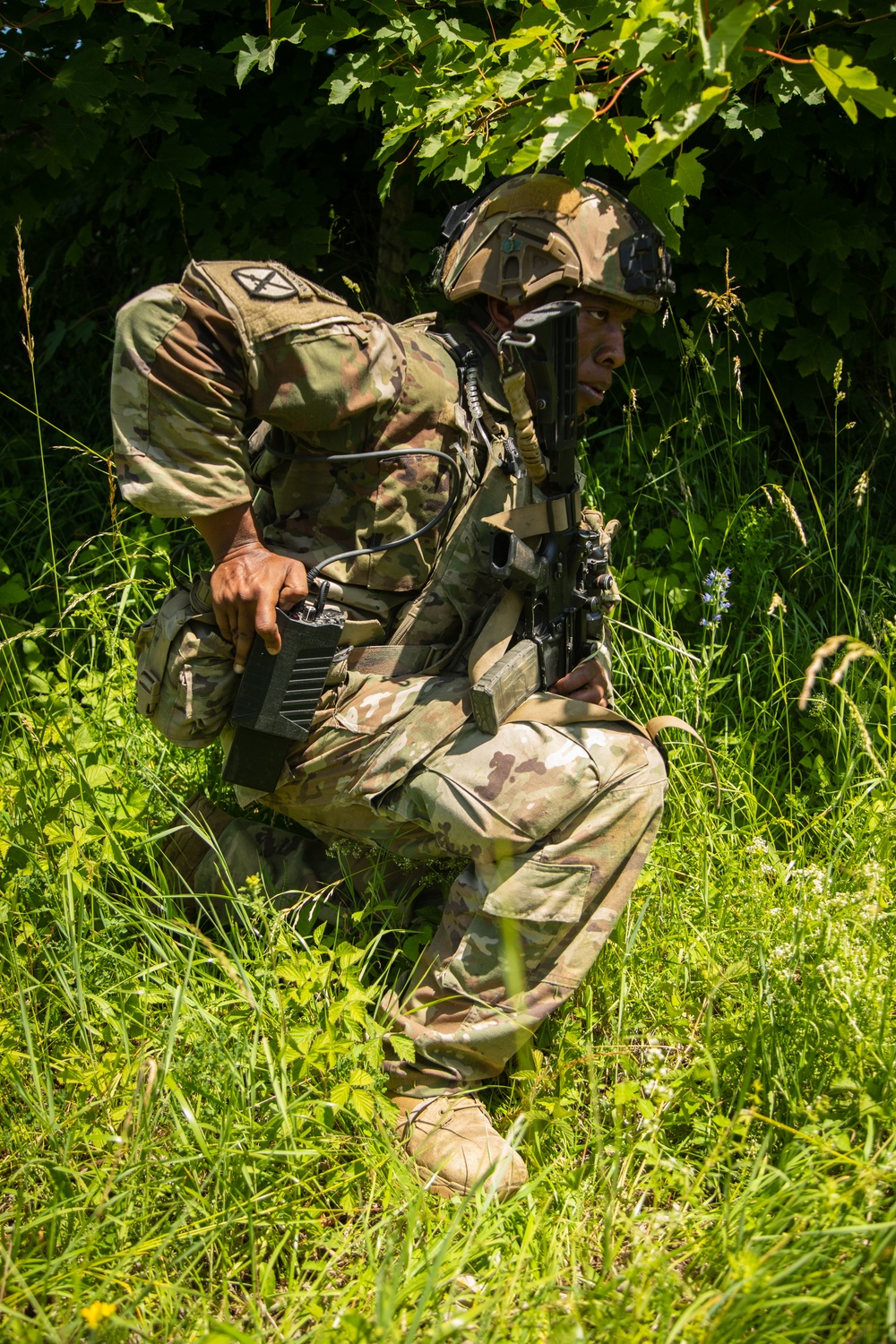 U.S. Soldiers test C-UAS technology in simulated combat scenarios during Project Flytrap