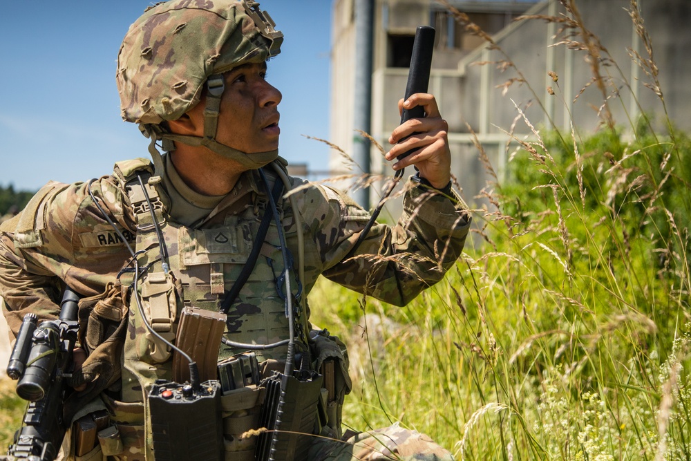U.S. Soldiers test C-UAS technology in simulated combat scenarios during Project Flytrap