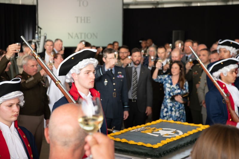 Attendees Toast the U.S. Army’s 250th Birthday at USAG Wiesbaden