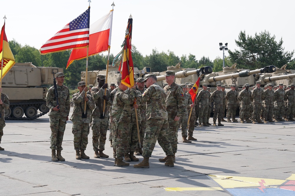 1st Armored Division Artillery Change of Command 2025