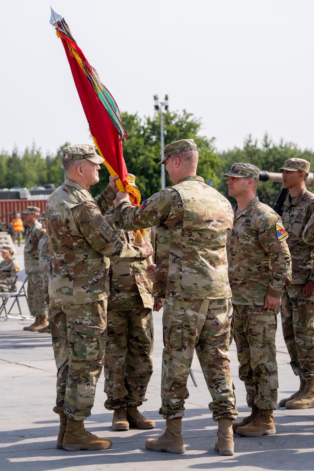 1st Armored Division Artillery Change of Command 2025