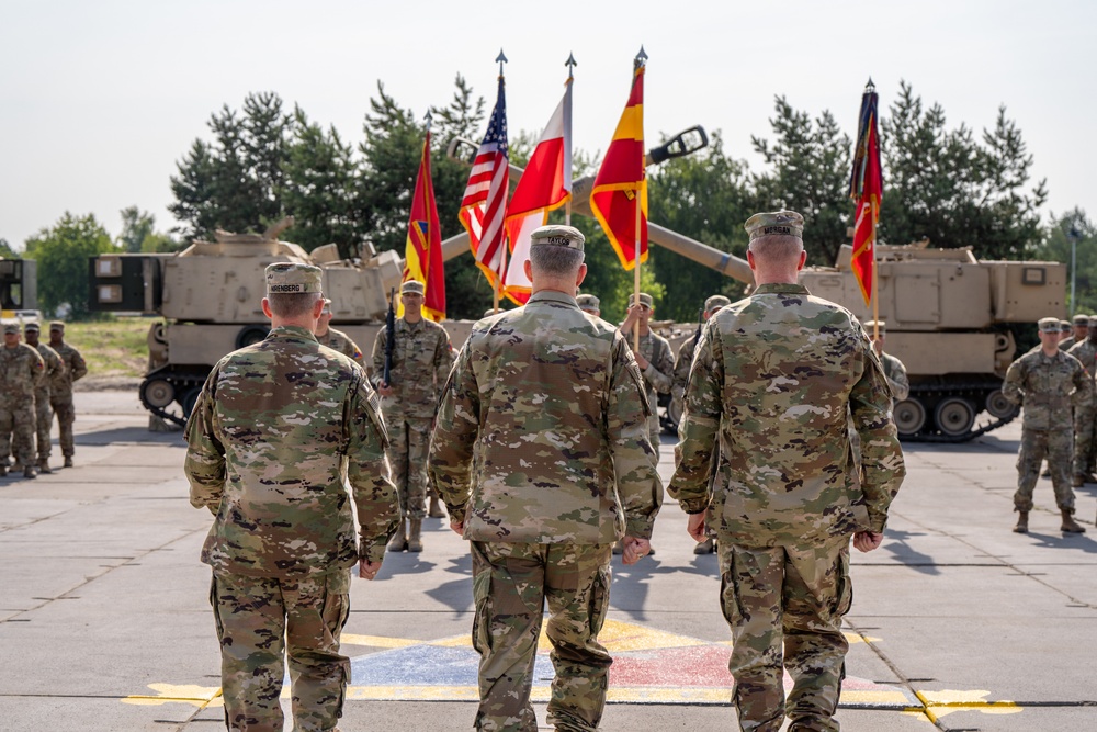 1st Armored Division Artillery Change of Command 2025