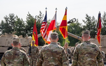 Nirenberg Assumes Command of Division Artillery Brigade, 1st Armored Division