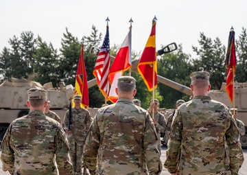 Nirenberg Assumes Command of Division Artillery Brigade, 1st Armored Division