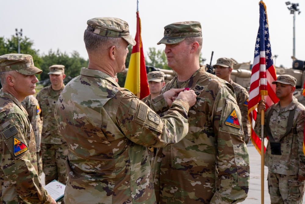 1st Armored Division Artillery Change of Command 2025