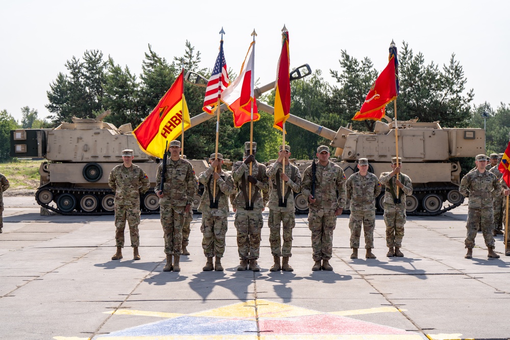 1st Armored Division Artillery Change of Command 2025