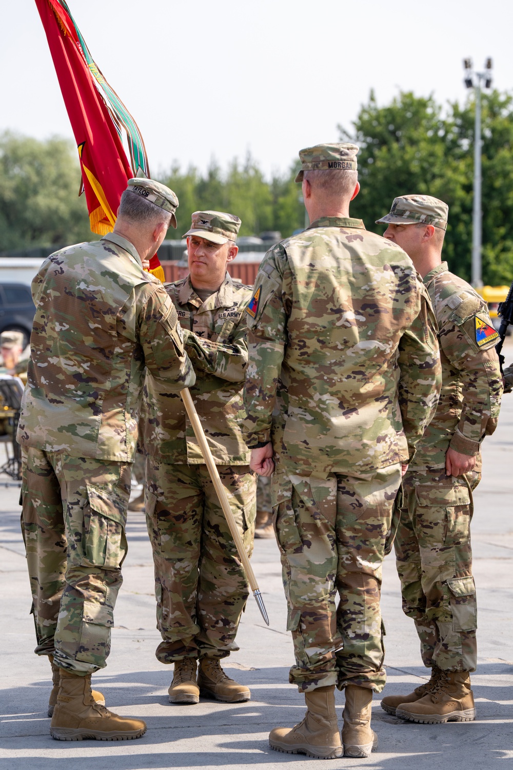 1st Armored Division Artillery Change of Command 2025
