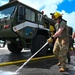 134th ARW Firefighters join Marines in firefight exercise
