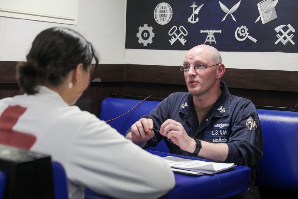 USS Princeton conducts operations in the U.S. Central Command area of responsibility as part of the Carl Vinson Carrier Strike Group