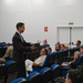 Naval History and Heritage Command provides a lecture at NAVSTA Rota