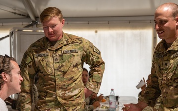 American Authors perform for 12CAB and 2CR Soldiers in Hungary, Saber Guardian 25