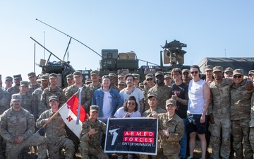 American Authors perform for 12CAB and 2CR Soldiers in Hungary, Saber Guardian 25