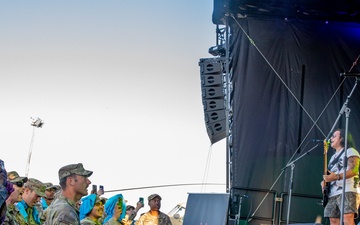 American Authors perform for 12CAB and 2CR Soldiers in Hungary, Saber Guardian 25