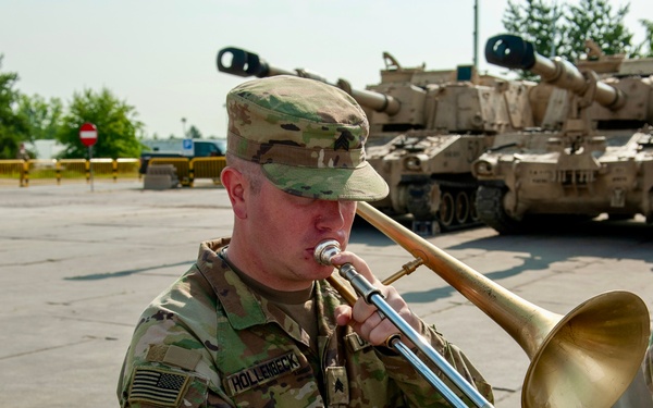 1st Armored Division Band Supports 1st Armored Division Artillery Brigade Change of Command Ceremony