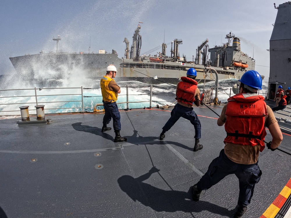 USS Princeton conducts operations in the U.S. Central Command area of responsibility as part of the Carl Vinson Carrier Strike Group